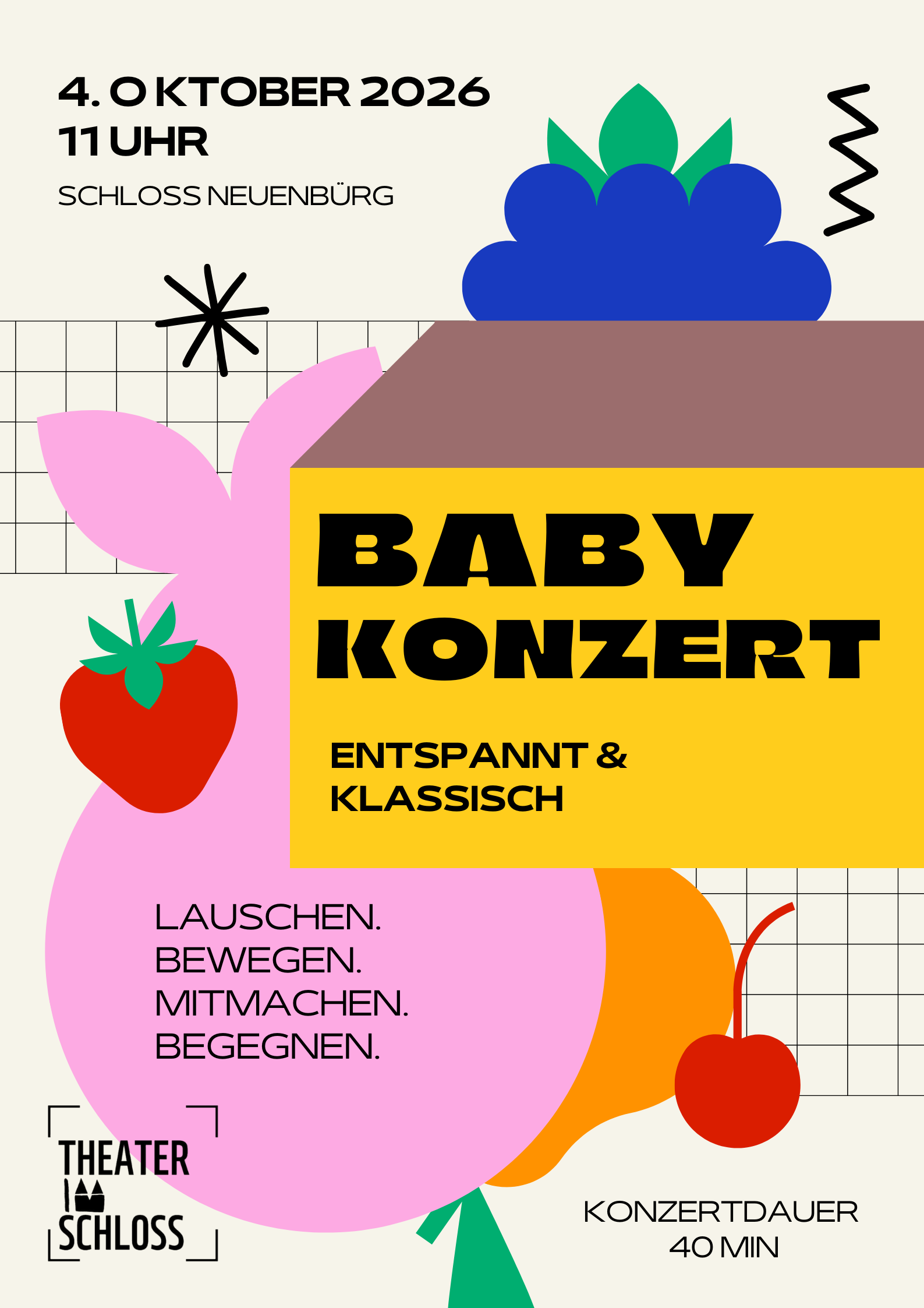 Babykonzert: Entspannt & Klassisch, Schloss Neuenbürg, 04.10.26 um 11 Uhr